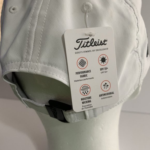 Titleist Hat Tour Performance Golf Cap Adjustable Clasp Closure NHSGA FJ Footjoy - Picture 6 of 10